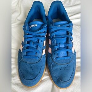 Adidas  Blue and Pink cloud foam plus sneakers are a fashion statement